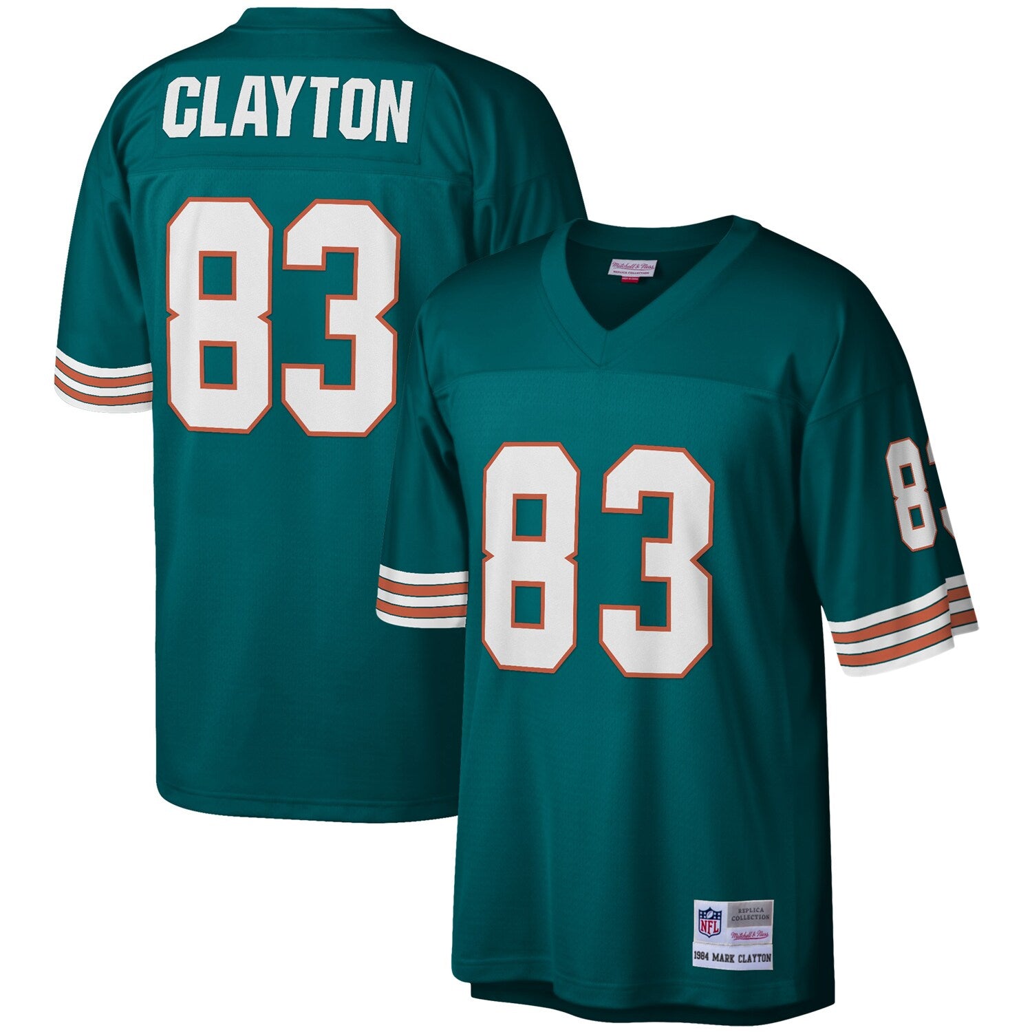 Miami Dolphins Mark Clayton Legacy Aqua Football Jersey product image