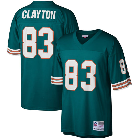 Miami Dolphins Mark Clayton Legacy Aqua Football Jersey product image