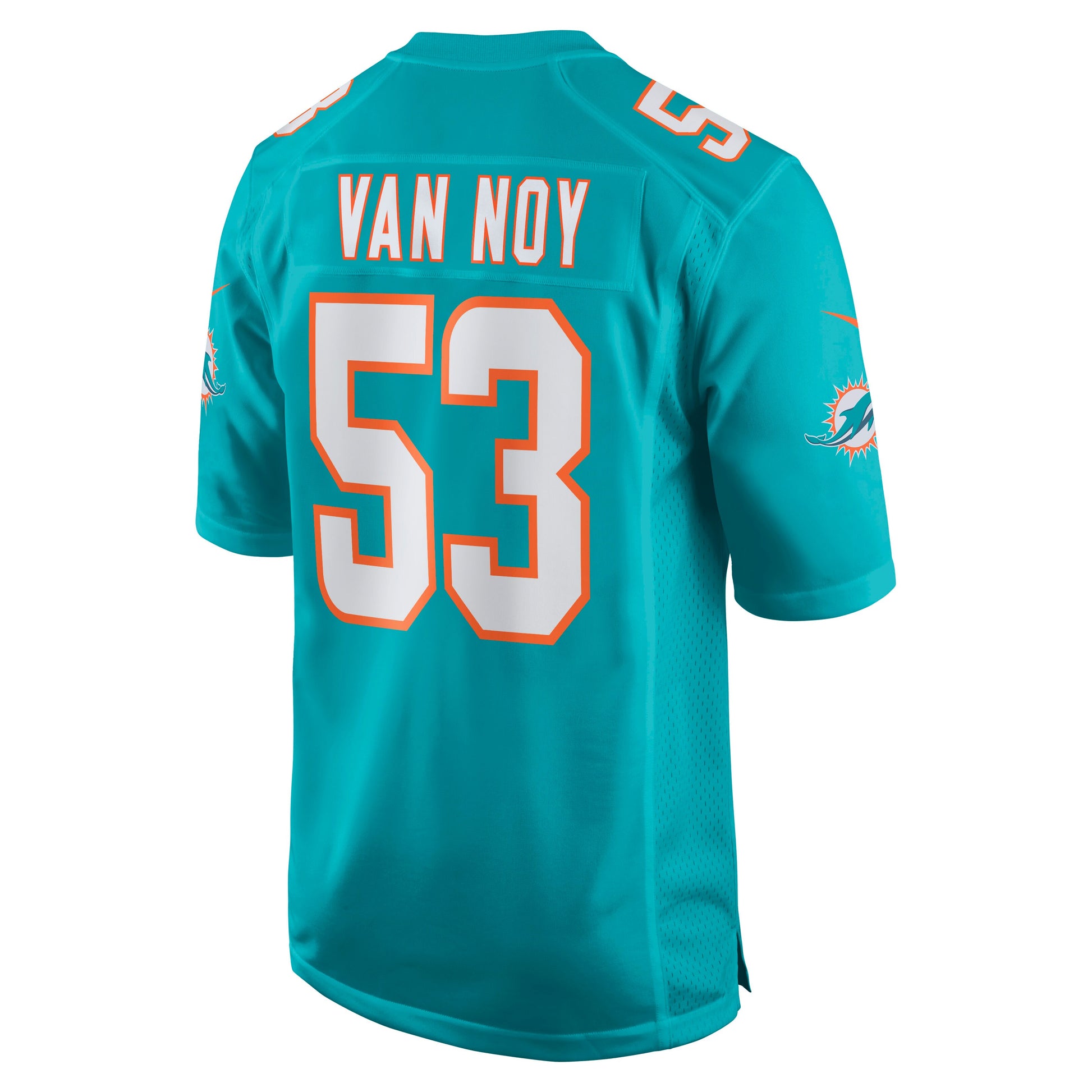 Miami Dolphins Kyle Van Noy Game Aqua Football Jersey product image