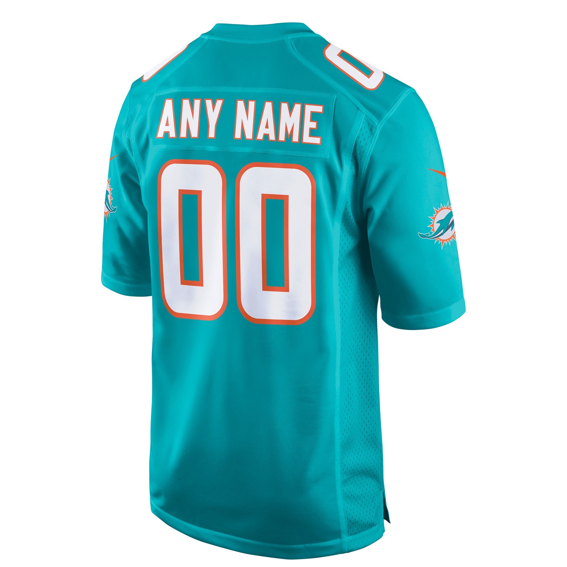 Miami Dolphins Aqua 2018 Custom Game Aqua Football Jersey product image