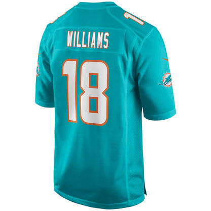 Miami Dolphins Preston Williams Game Aqua Football Jersey product image