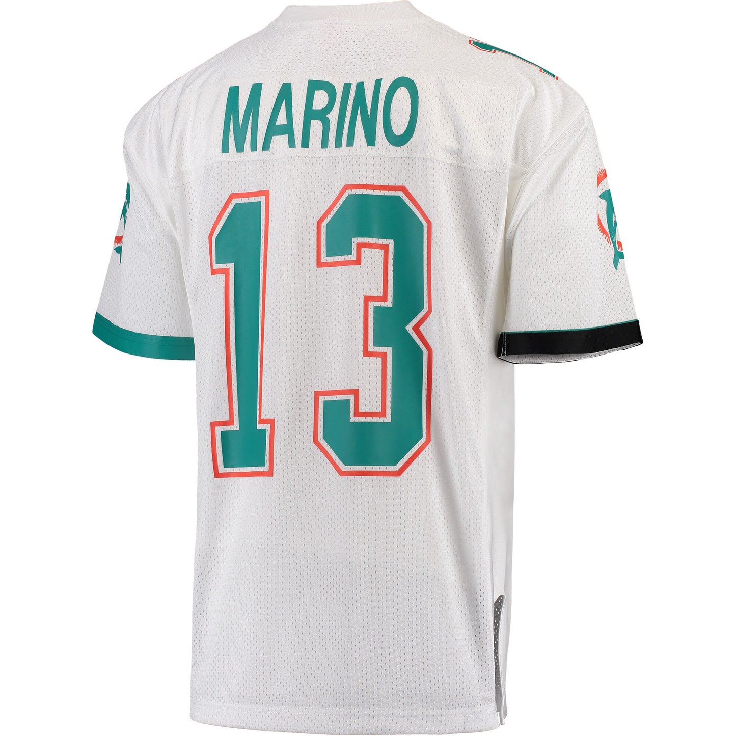 Miami Dolphins Dan Marino 1990 Throwback White Football Jersey product image