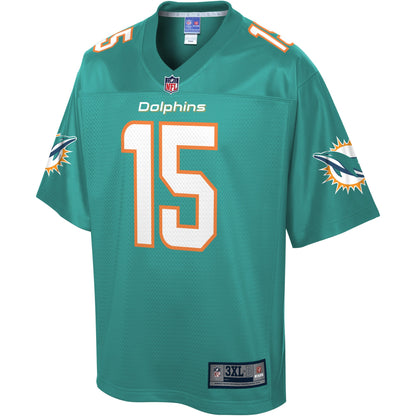 Miami Dolphins Albert Wilson Pro Line Big & Tall Aqua Football Jersey product image