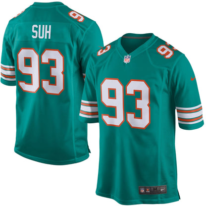 Miami Dolphins Ndamukong Suh Alternate Game Aqua Football Jersey product image