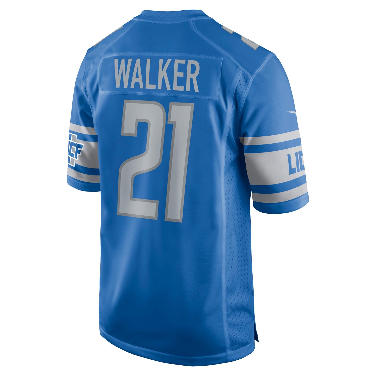Detroit Lions Tracy Walker Game Blue Football Jersey product image