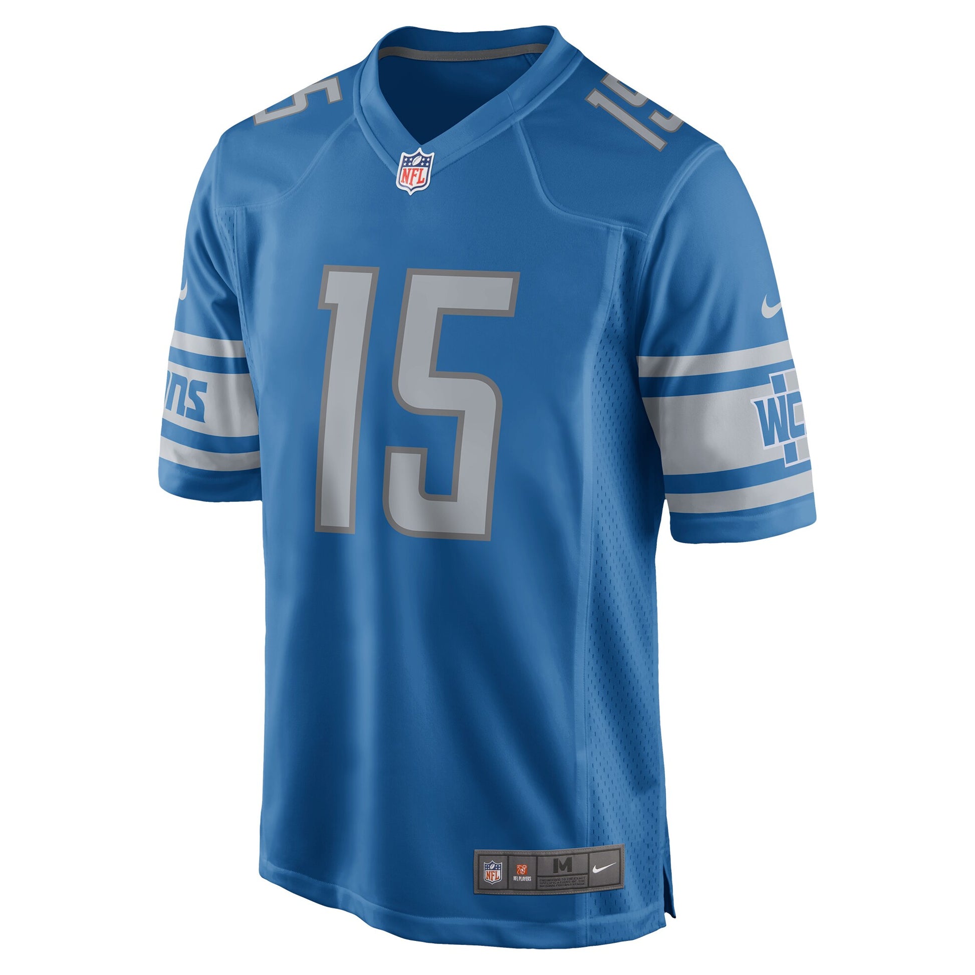 Detroit Lions Golden Tate 2017 Game Blue Football Jersey product image