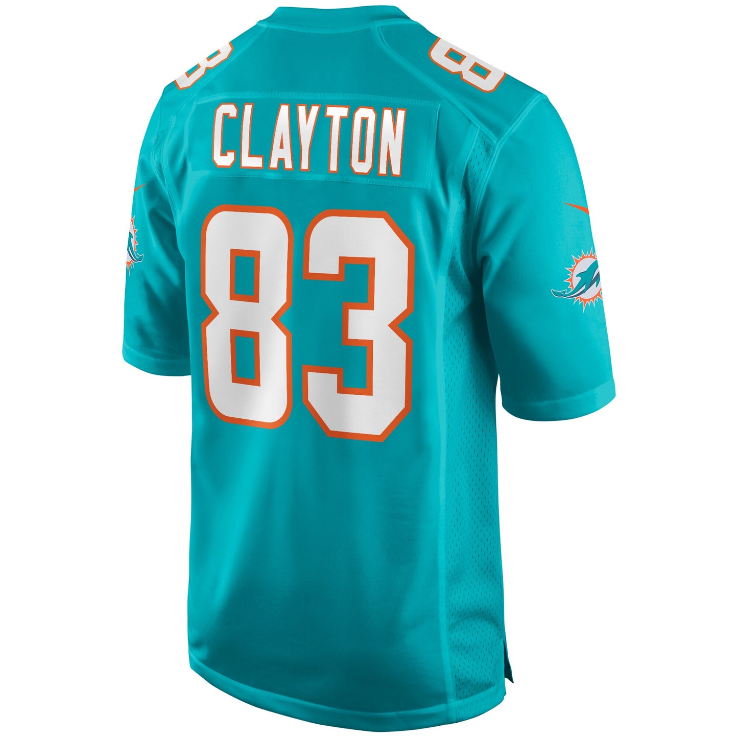 Miami Dolphins Mark Clayton Game Aqua Football Jersey product image