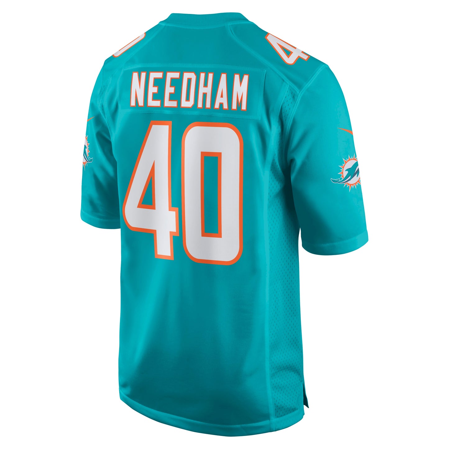 Miami Dolphins Nik Needham Game Aqua Football Jersey product image