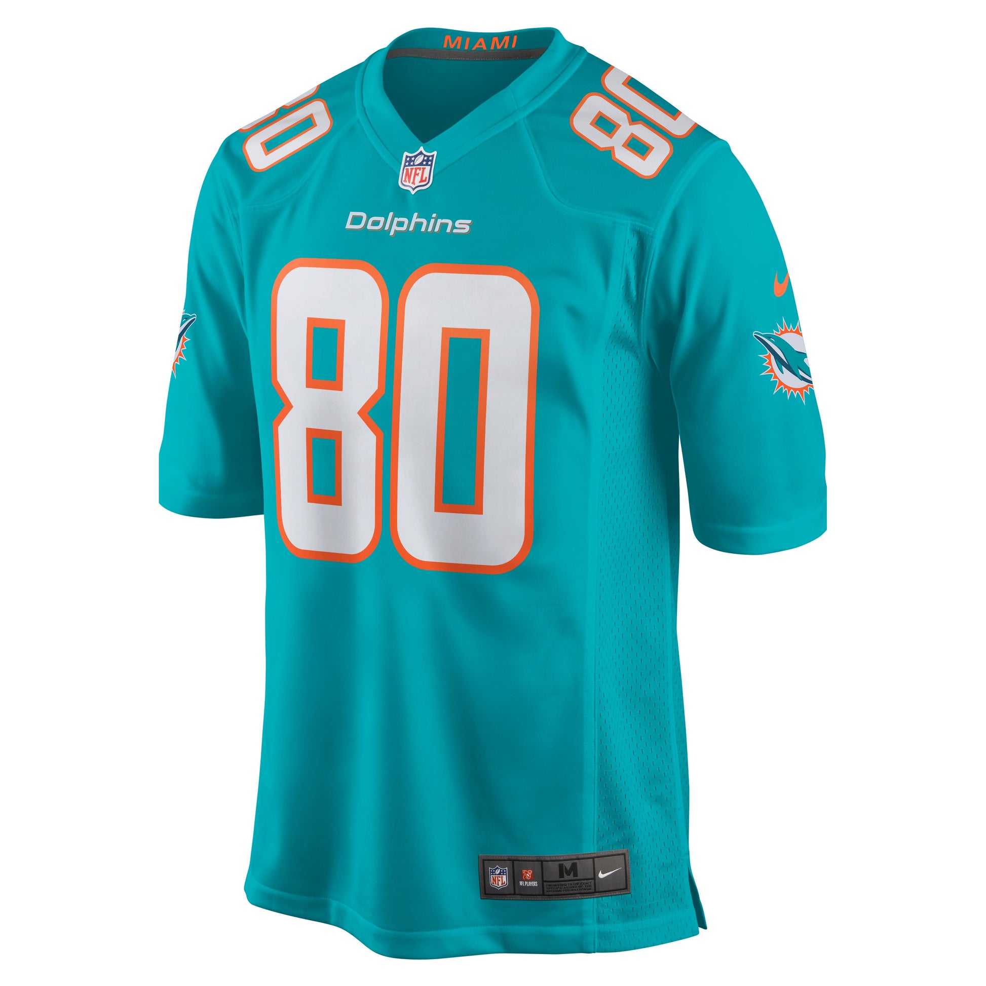 Miami Dolphins Adam Shaheen Game Aqua Football Jersey product image