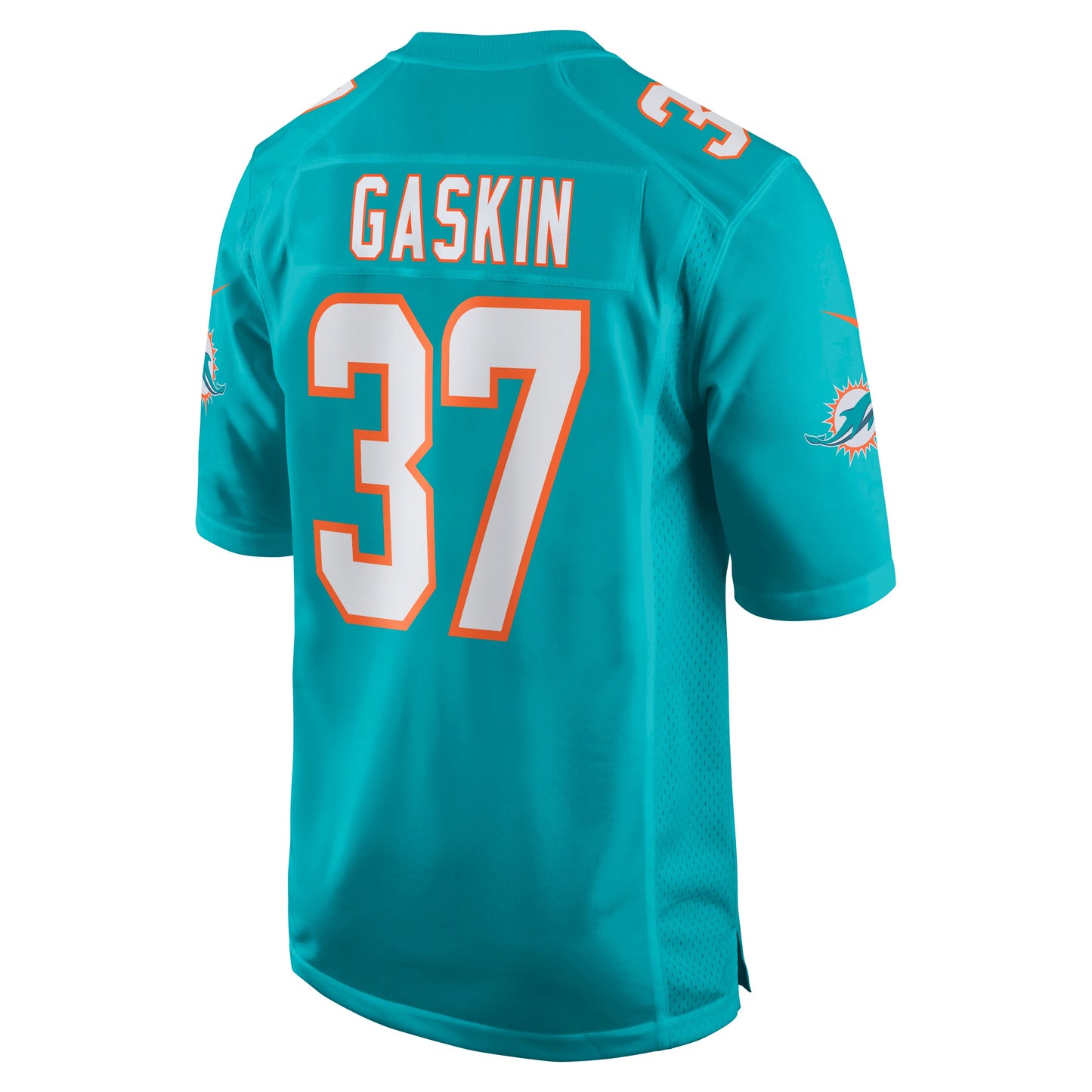 Miami Dolphins Myles Gaskin Game Aqua Football Jersey product image