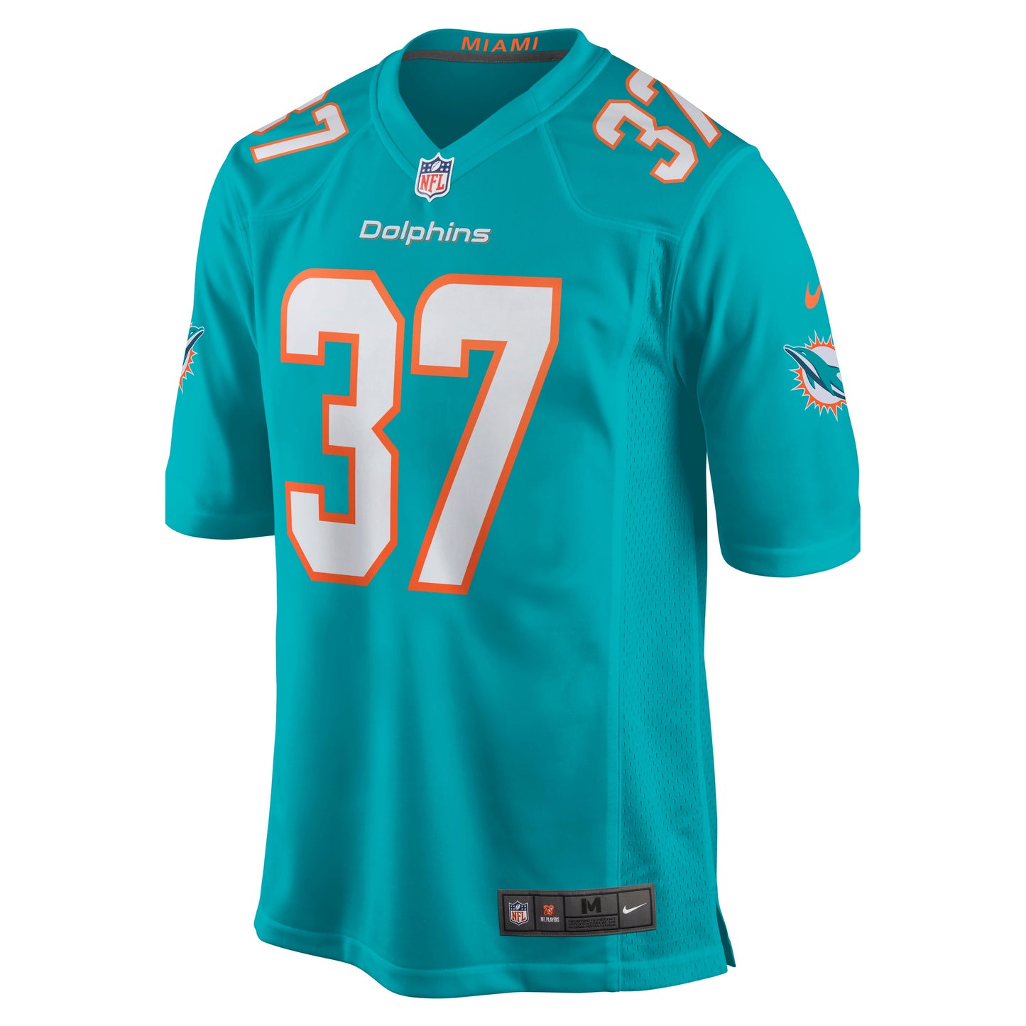 Miami Dolphins Myles Gaskin Game Aqua Football Jersey product image
