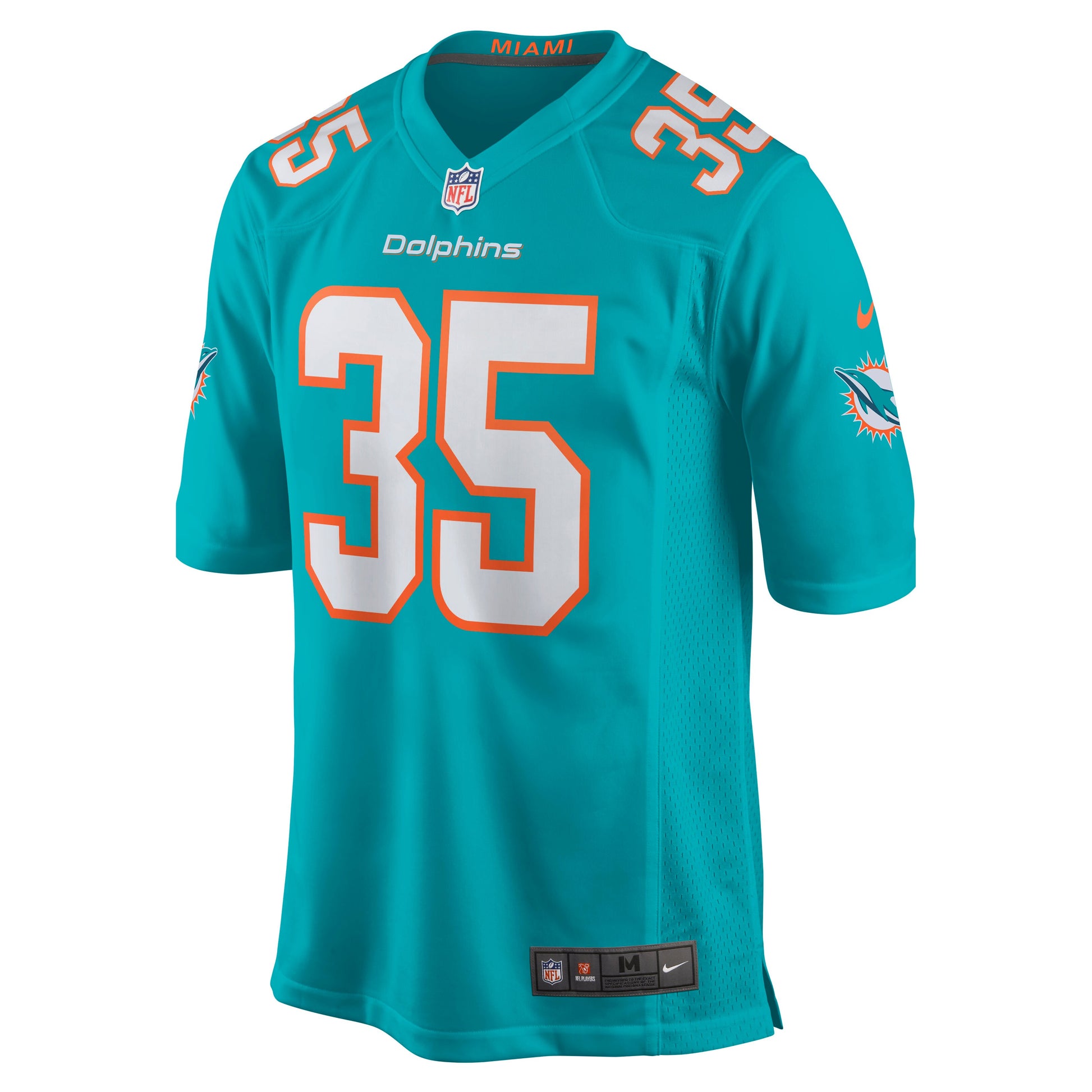 Miami Dolphins Kavon Frazier Game Aqua Football Jersey product image