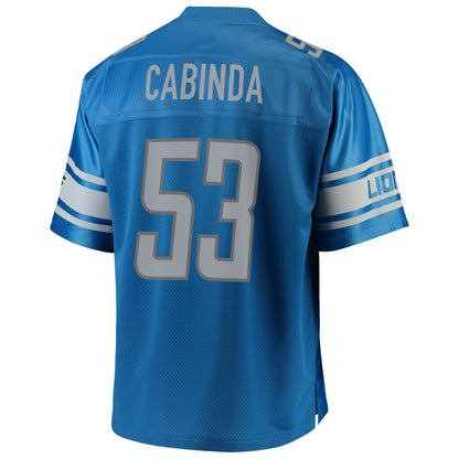 DET JC  Pro Line Blue Big Tall Jersey rtj football 1106