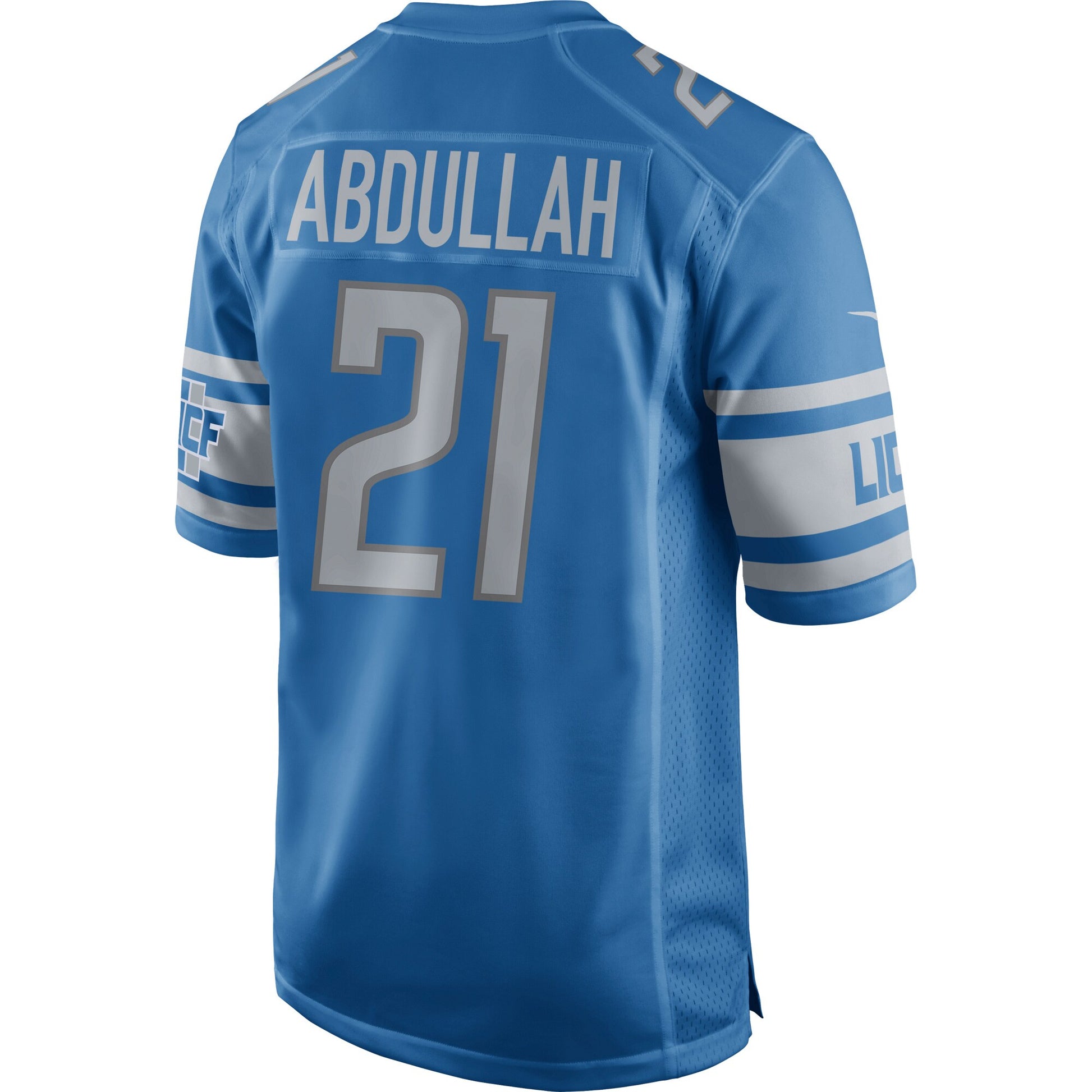 Detroit Lions Ameer Abdullah Game Blue Football Jersey product image