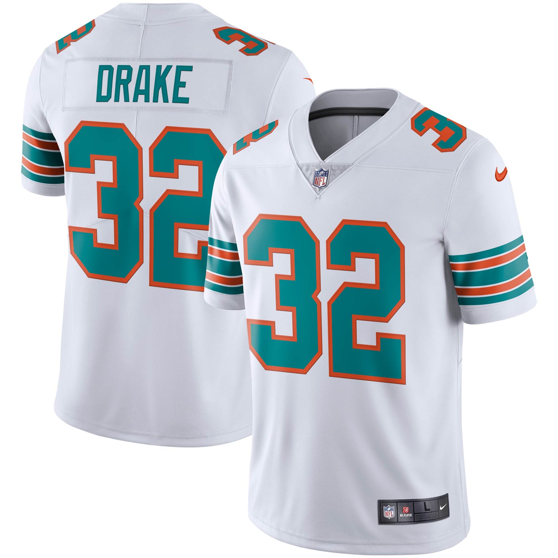 Miami Dolphins Kenyan Drake Alternate Limited White Football Jersey product image