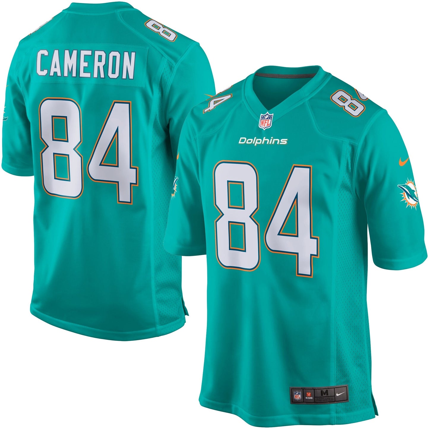 Miami Dolphins Jordan Cameron Game Aqua Football Jersey product image