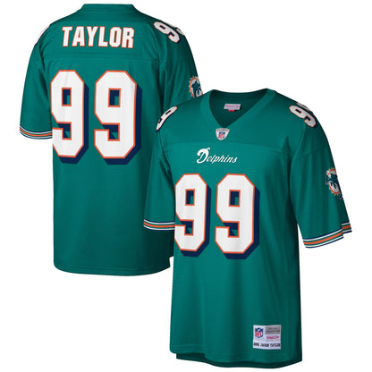 Miami Dolphins Jason Taylor Legacy Aqua Football Jersey product image