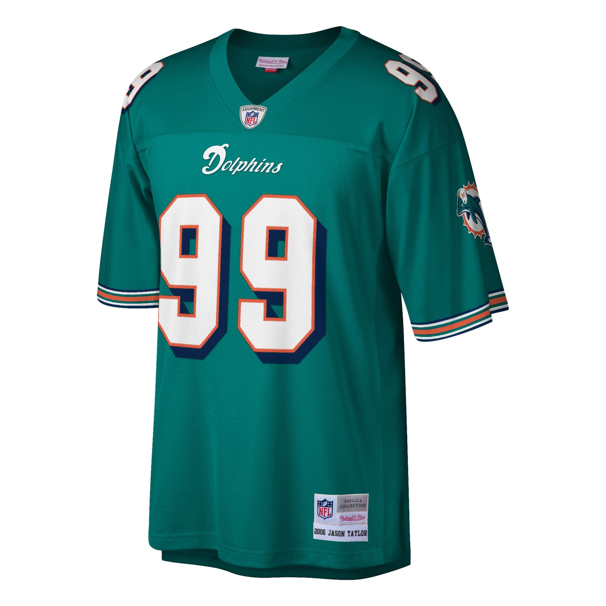 Miami Dolphins Jason Taylor Legacy Aqua Football Jersey product image