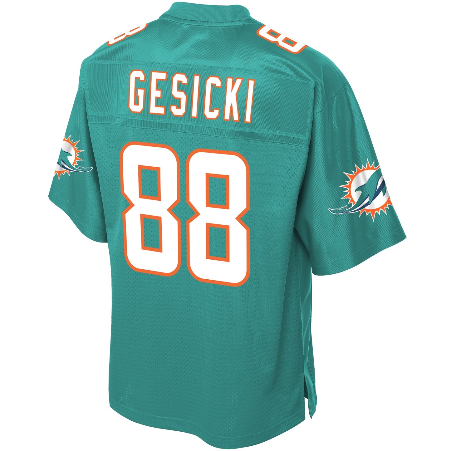 Miami Dolphins Pro Line Big & Tall Aqua Football Jersey product image