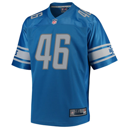Detroit Lions Nick Bawden Pro Line Big & Tall Blue Football Jersey product image