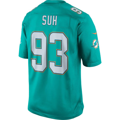 Miami Dolphins Ndamukong Suh Limited Aqua Football Jersey product image