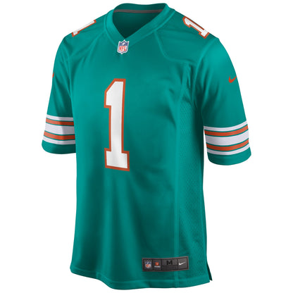 Miami Dolphins Tua Tagovailoa Alternate Game Aqua Football Jersey product image
