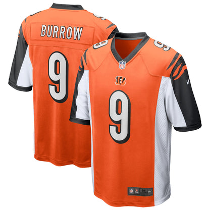 Cincinnati Bengals Joe Burrow Game Orange Football Jersey product image