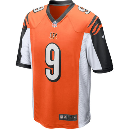 Cincinnati Bengals Joe Burrow Game Orange Football Jersey product image
