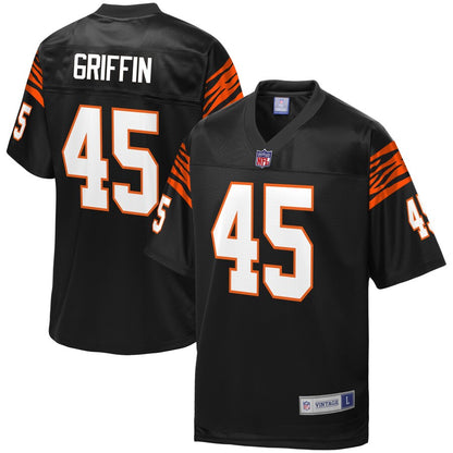 Cincinnati Bengals Archie Griffin Pro Line Black Football Jersey product image