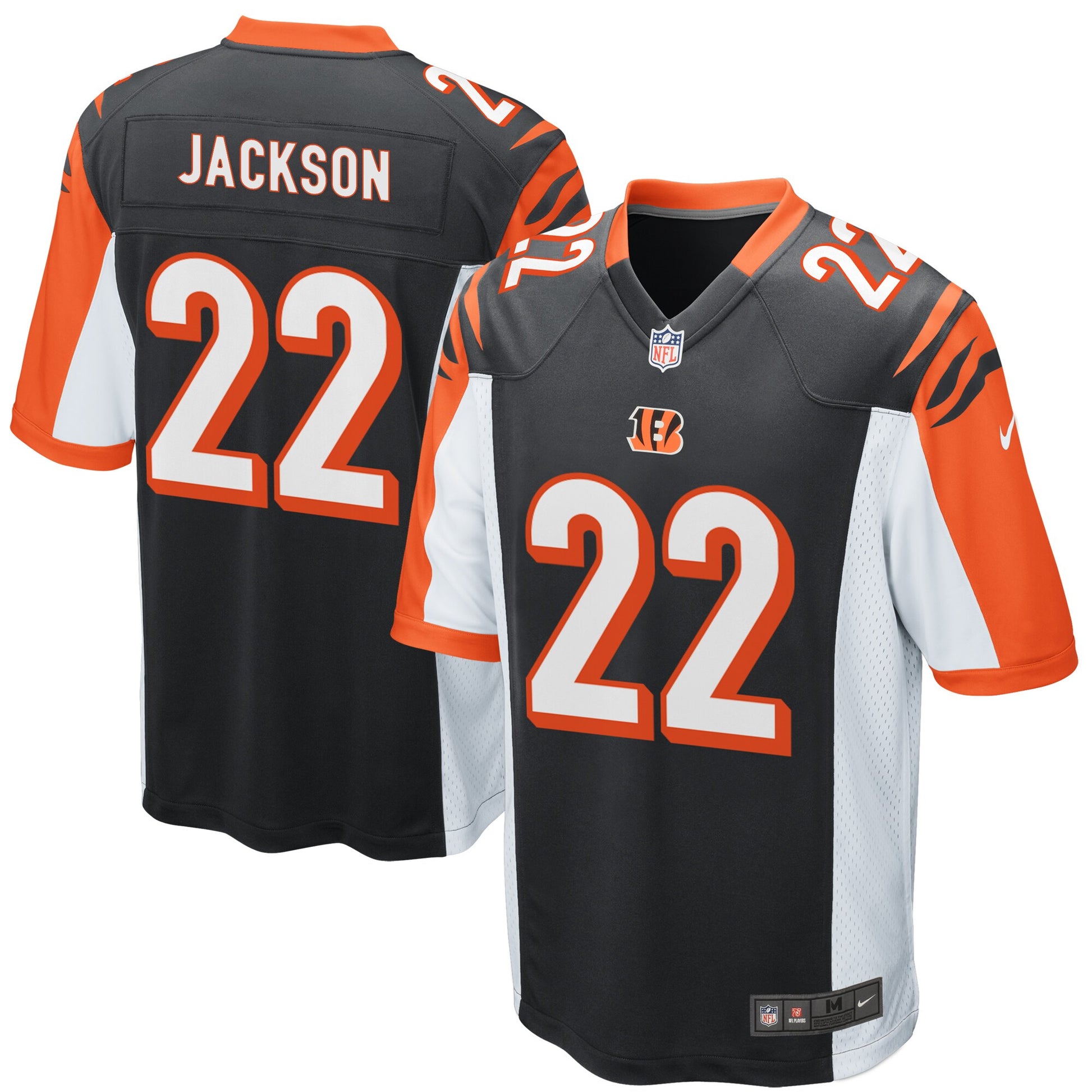 Cincinnati Bengals William Jackson Game Black Football Jersey product image