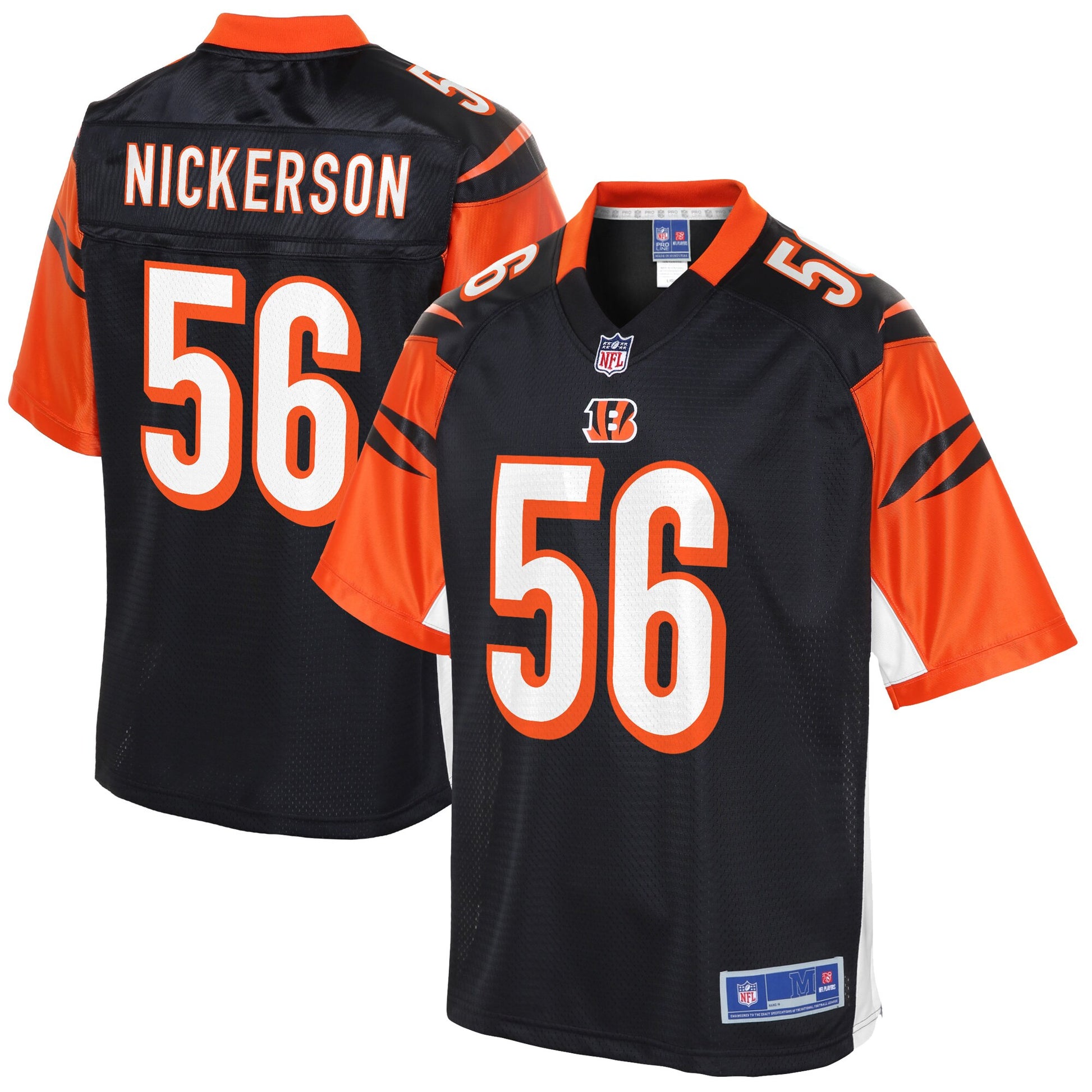 Cincinnati Bengals Hardy Nickerson Pro Line Big & Tall Black Football Jersey product image