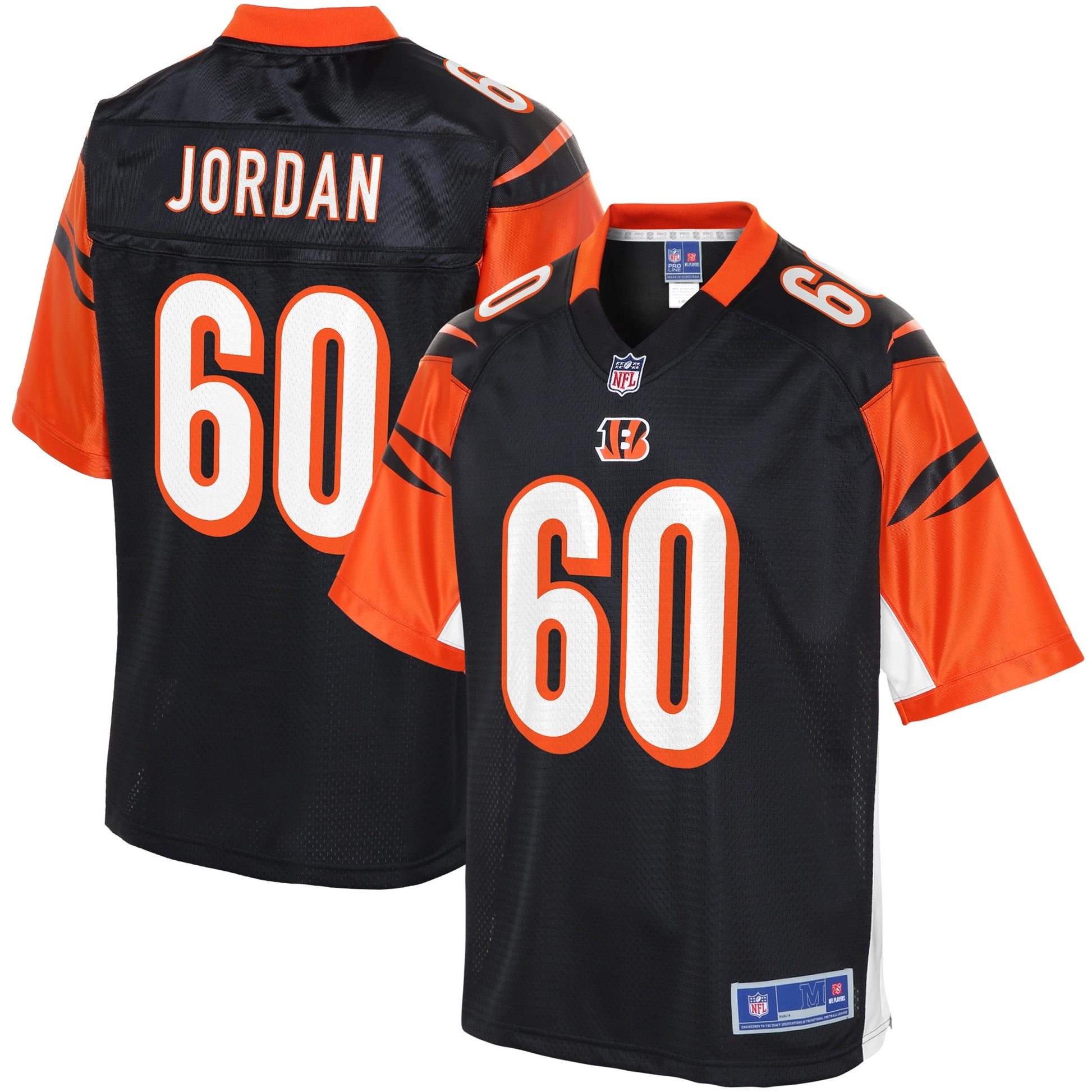 Cincinnati Bengals Michael Jordan Pro Line Black Football Jersey product image