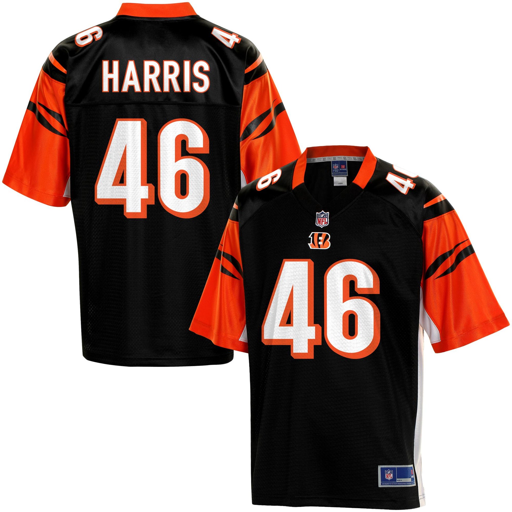 Cincinnati Bengals Clark Harris Pro Line Team Color Football Jersey product image