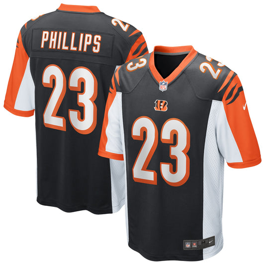 Cincinnati Bengals Darius Phillips Game Black Football Jersey product image