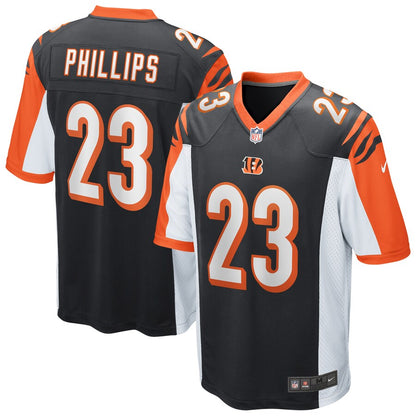 Cincinnati Bengals Darius Phillips Game Black Football Jersey product image