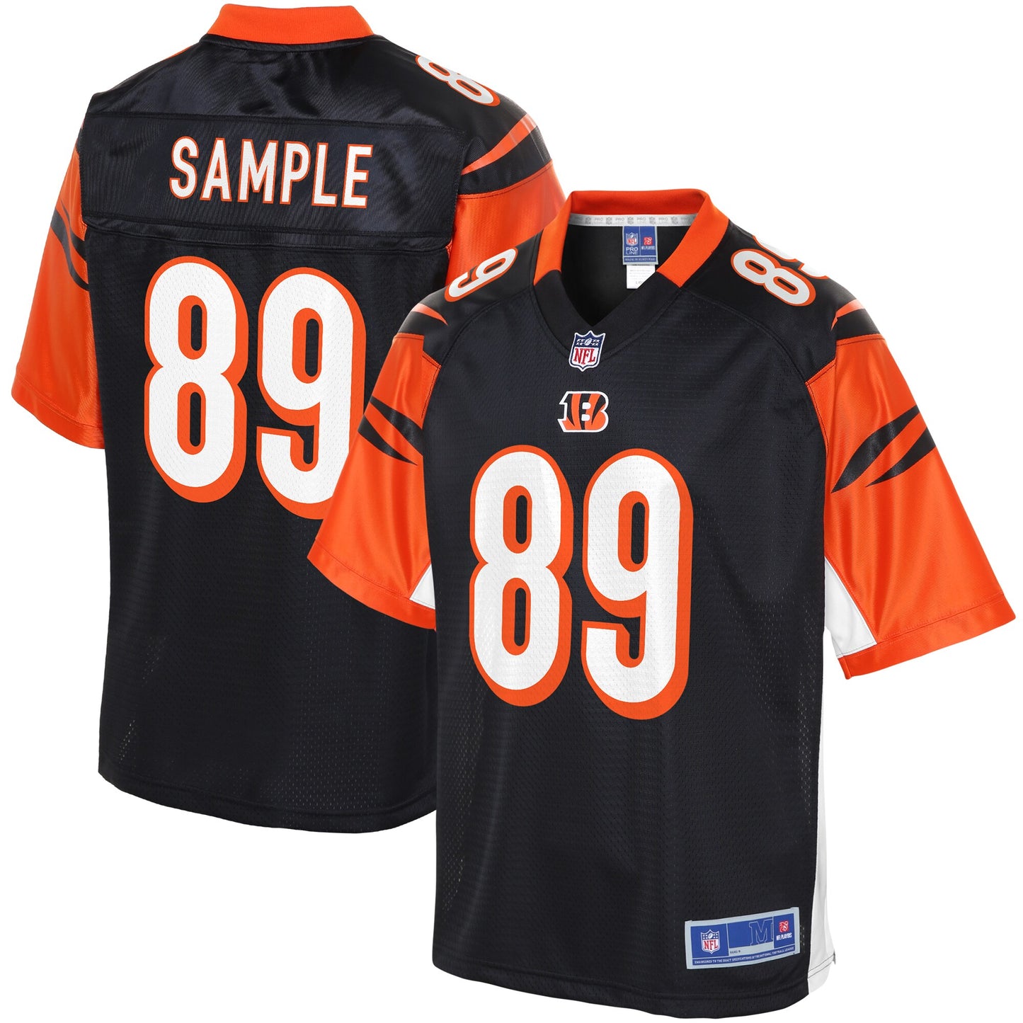 Cincinnati Bengals Drew Sample Pro Line Black Football Jersey product image
