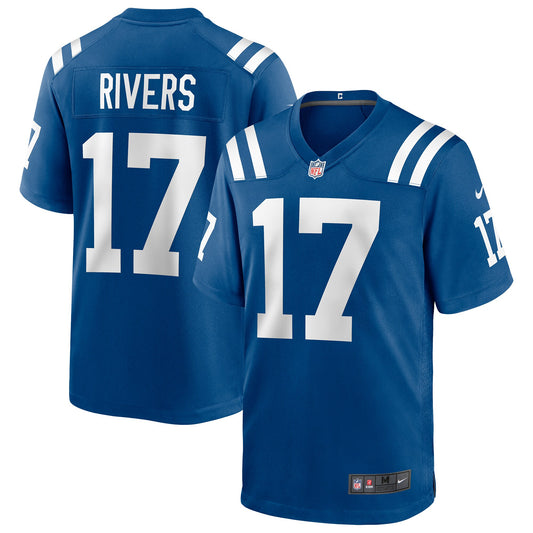 Indianapolis Colts Philip Rivers Game Royal Football Jersey product image