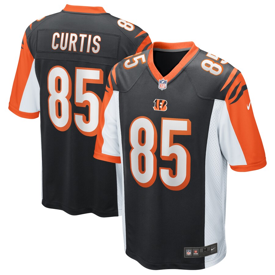 Cincinnati Bengals Isaac Curtis Game Black Football Jersey product image