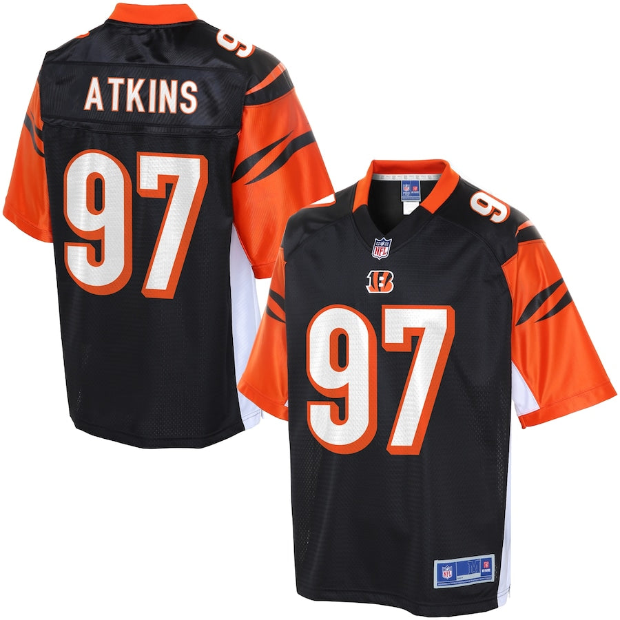 Cincinnati Bengals Geno Atkins Pro Line Team Color Football Jersey product image
