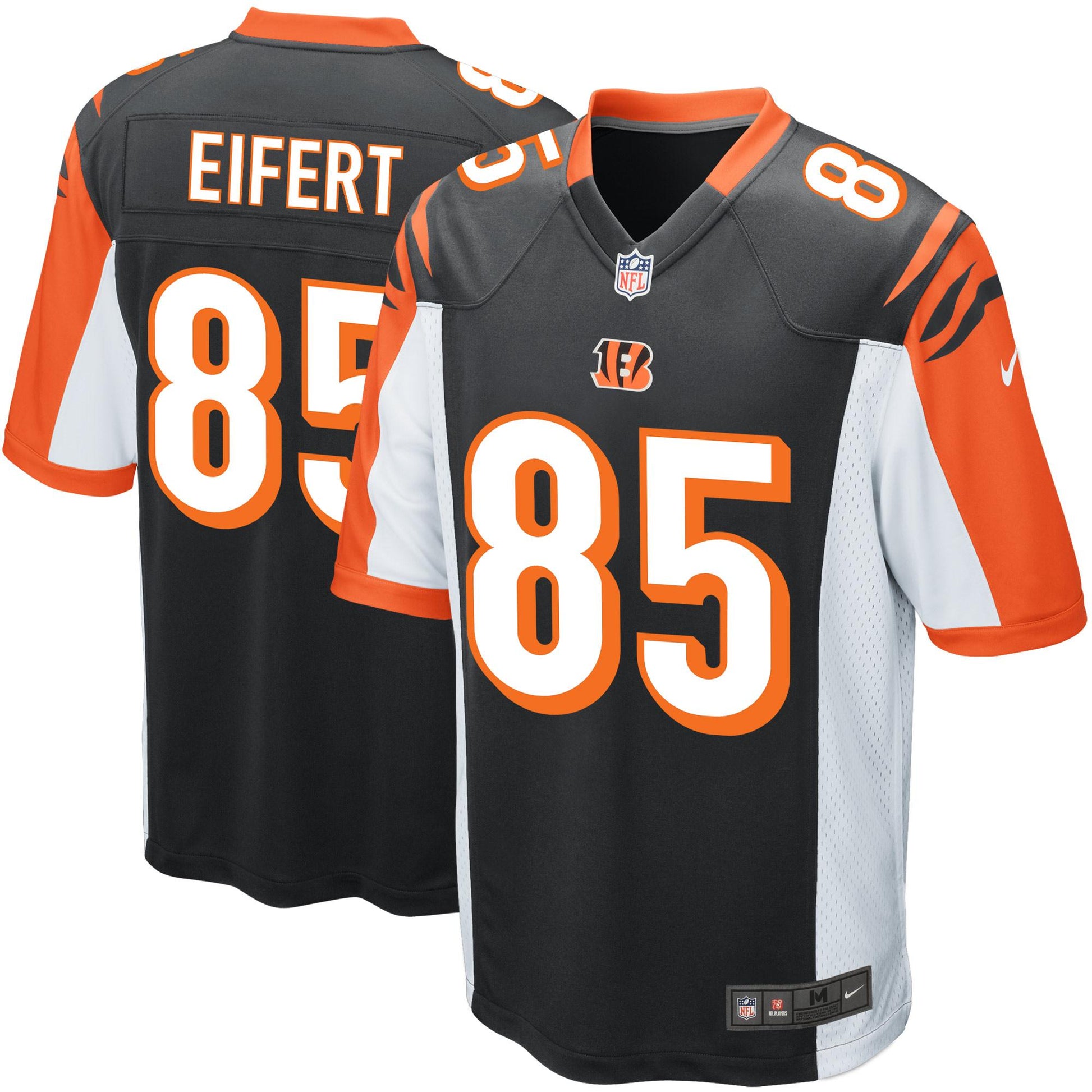 Cincinnati Bengals Tyler Eifert Game Black Football Jersey product image