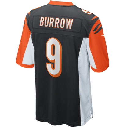 Cincinnati Bengals Joe Burrow Game Black Football Jersey product image