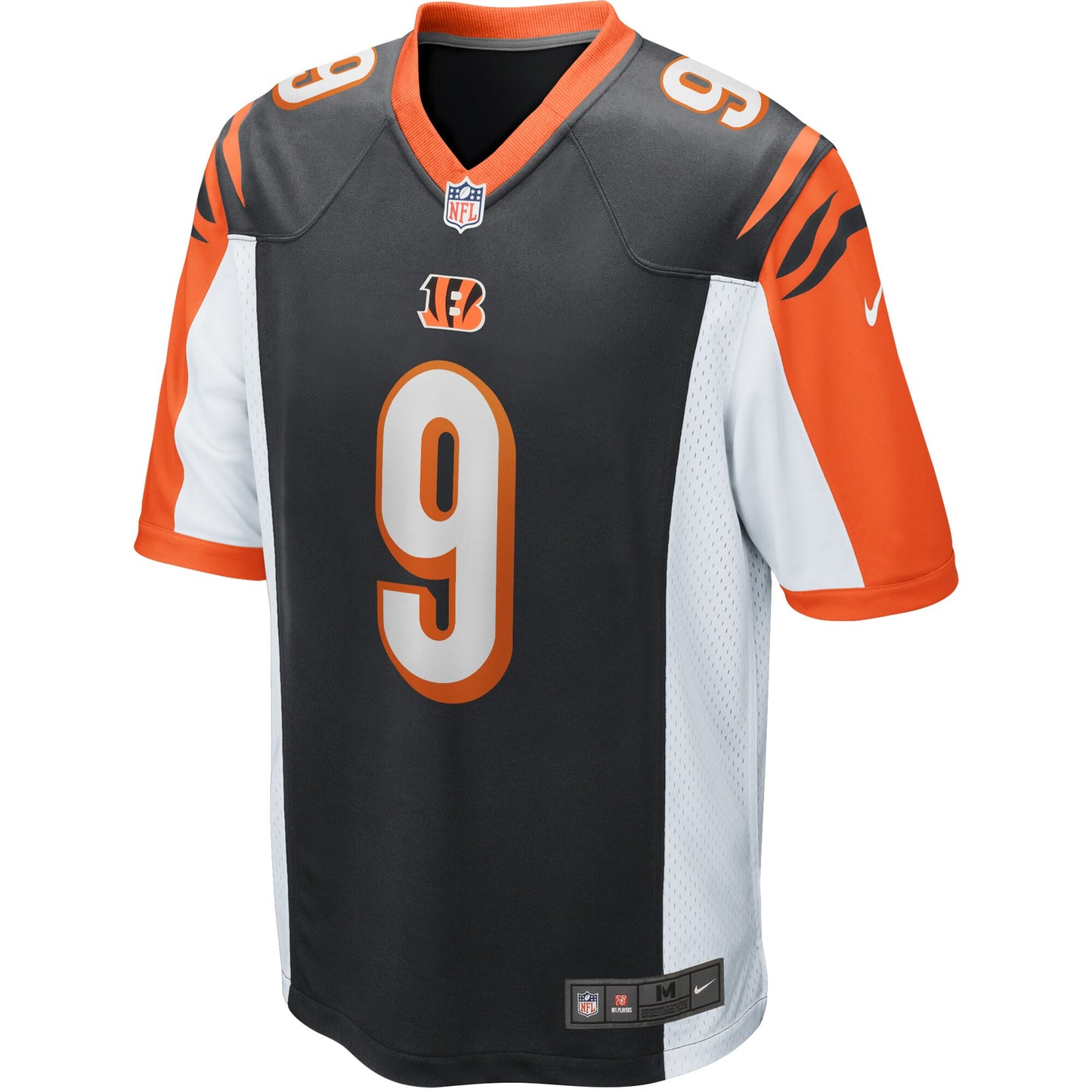 Cincinnati Bengals Joe Burrow Game Black Football Jersey product image
