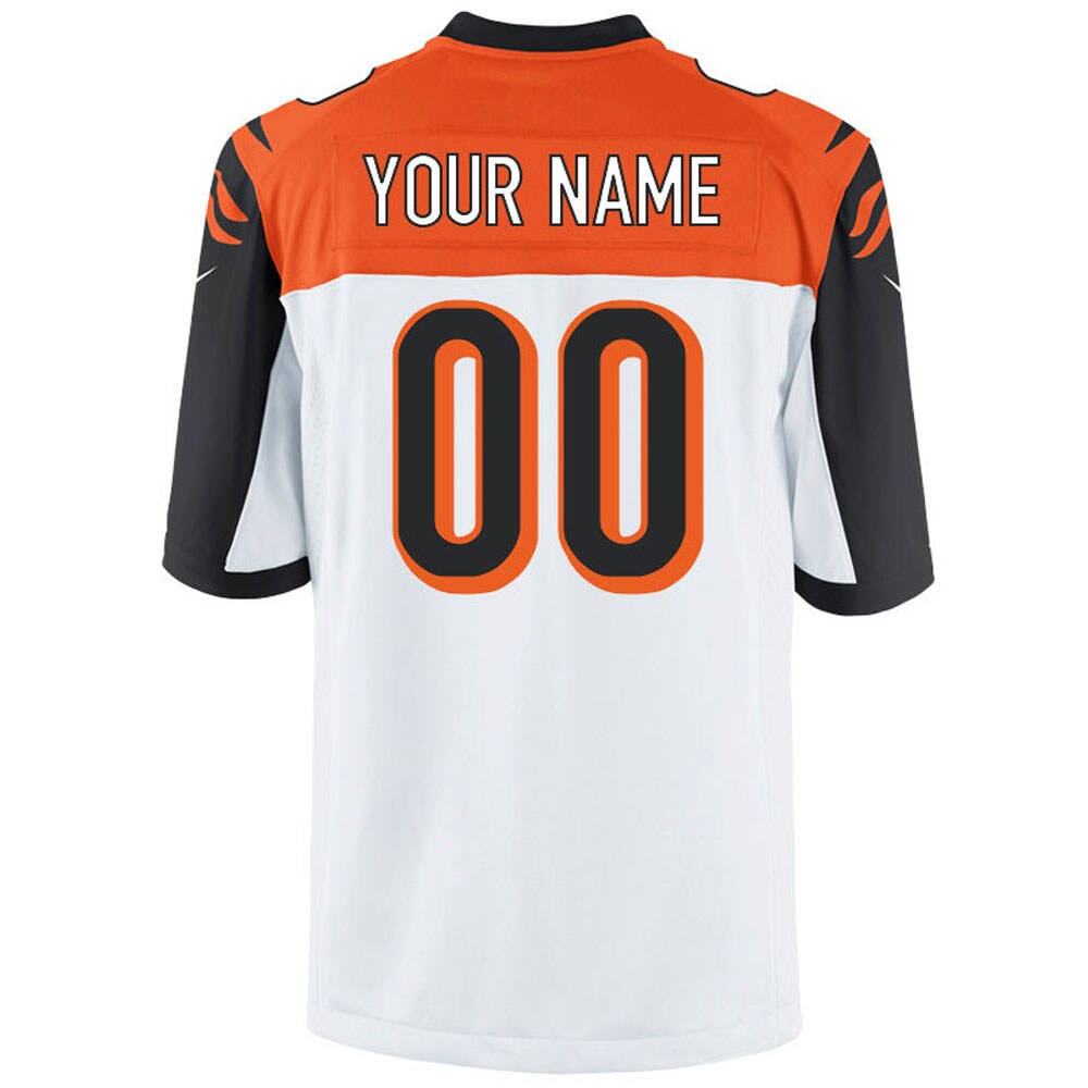 Cincinnati Bengals Customized Game White Football Jersey product image