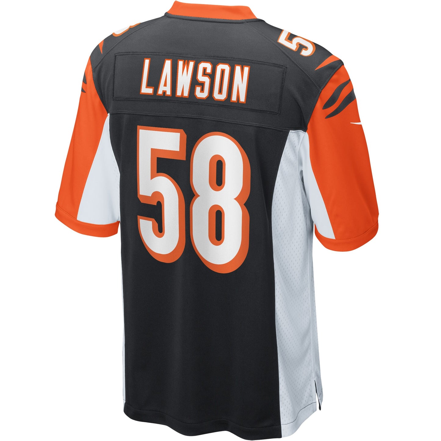 Cincinnati Bengals Carl Lawson Game Black Football Jersey product image