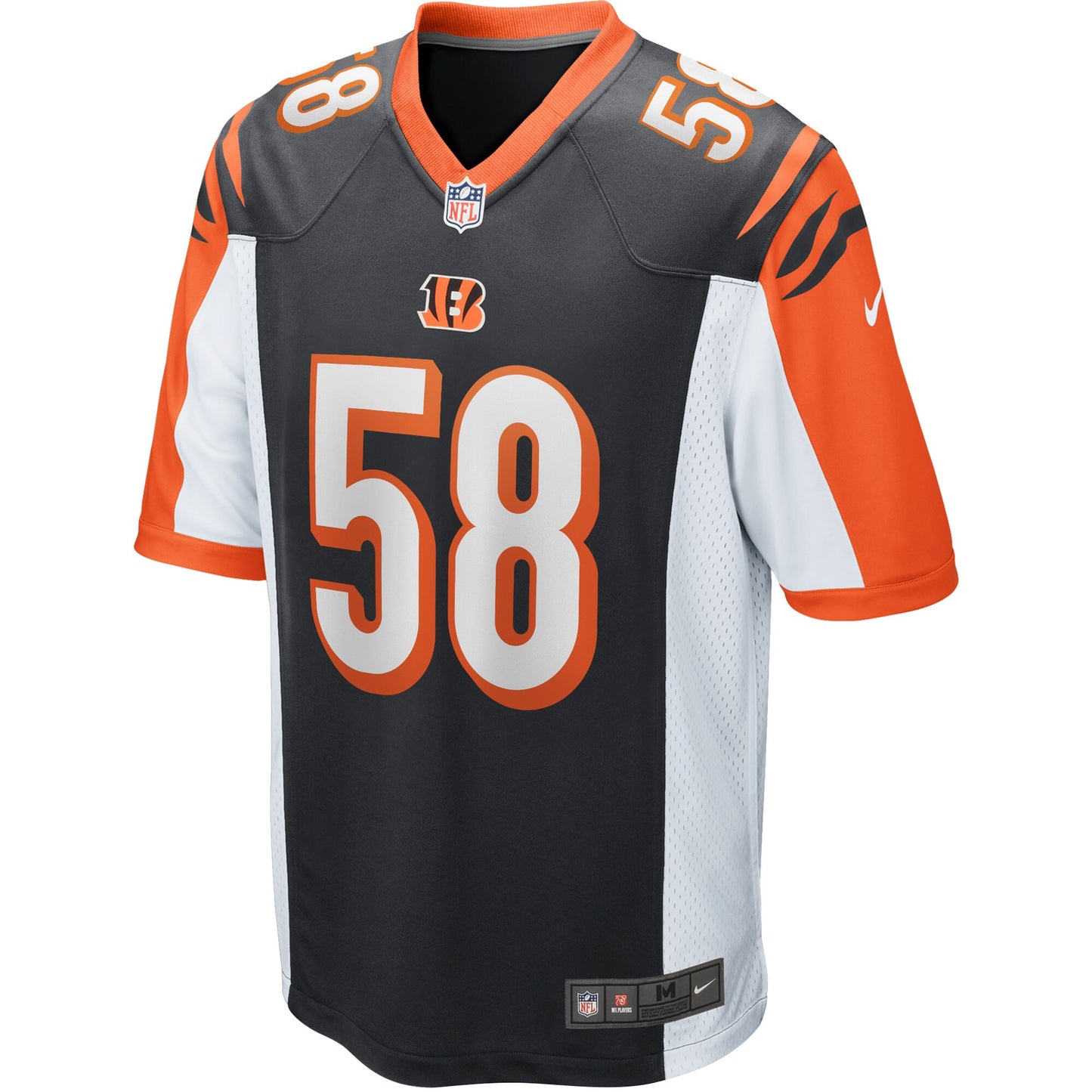 Cincinnati Bengals Carl Lawson Game Black Football Jersey product image