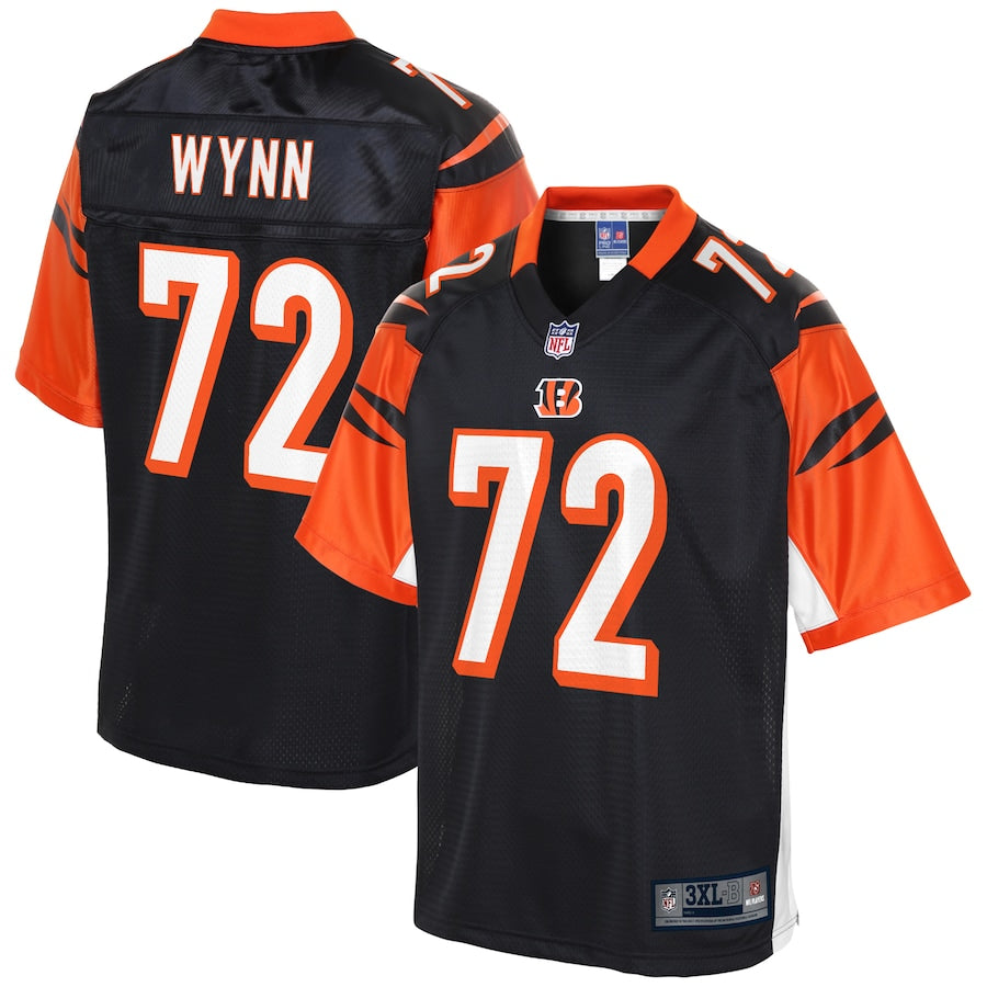 Cincinnati Bengals Kerry Wynn Pro Line Big & Tall Black Football Jersey product image