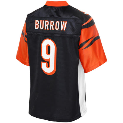 Cincinnati Bengals Joe Burrow Pro Line Big & Tall Black Football Jersey product image