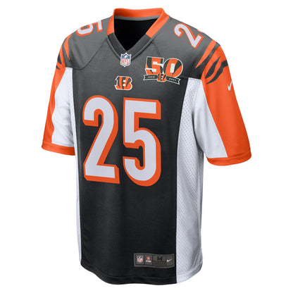Cincinnati Bengals Giovani Bernard Game Black Football Jersey product image