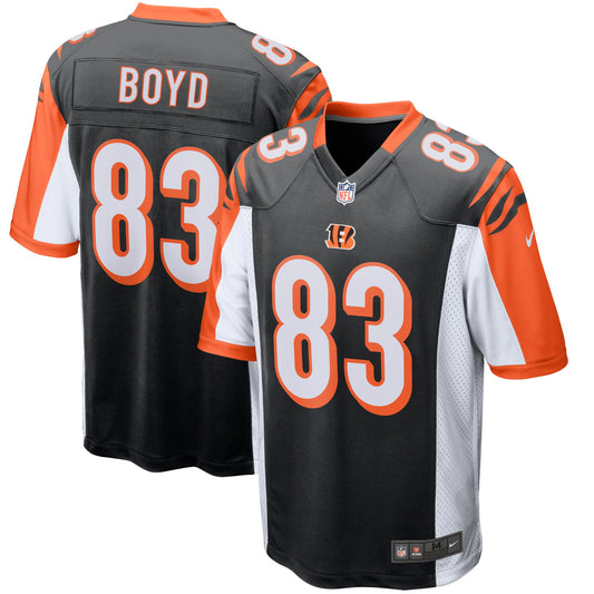 Cincinnati Bengals Tyler Boyd Game Black Football Jersey product image