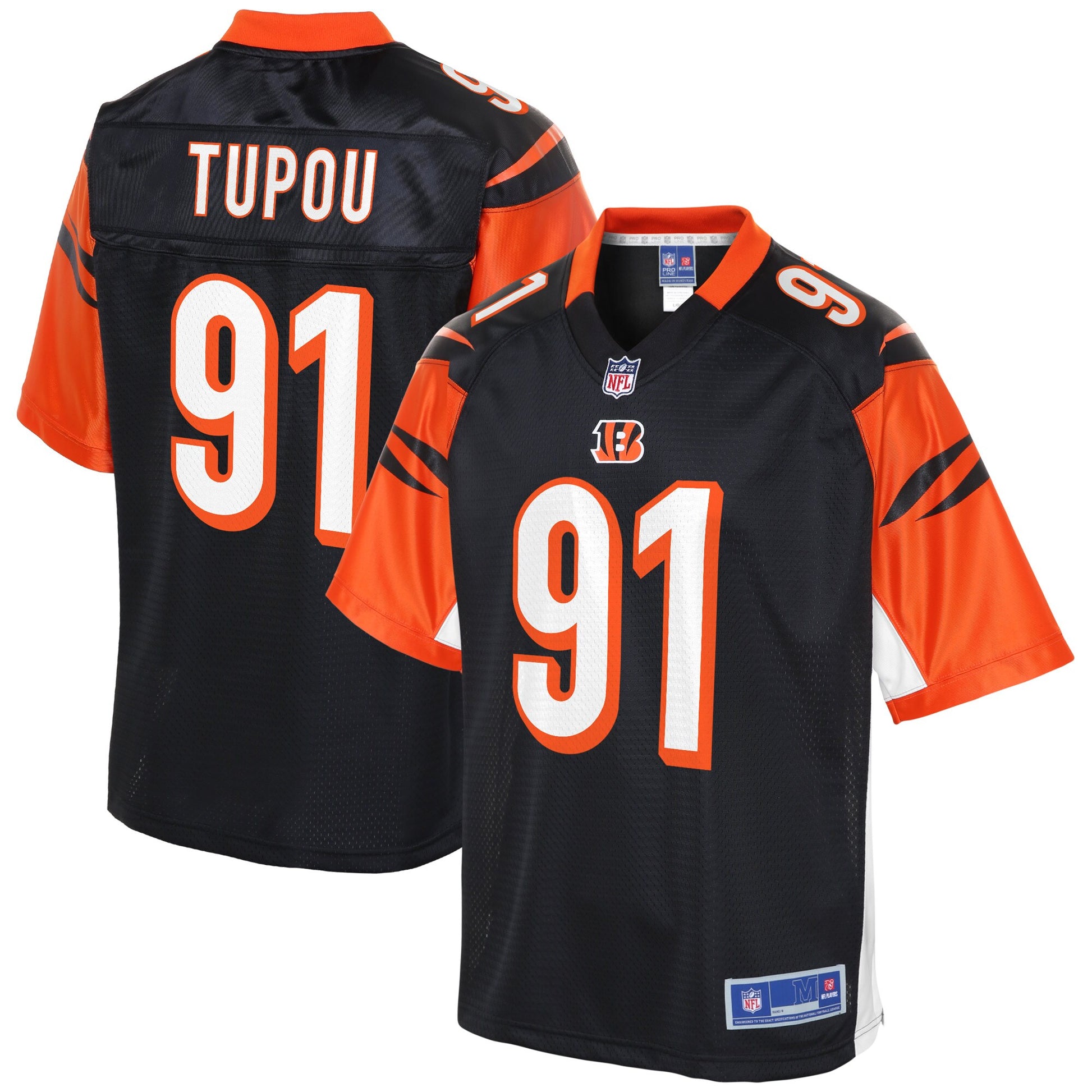 Cincinnati Bengals Josh Tupou Pro Line Black Football Jersey product image